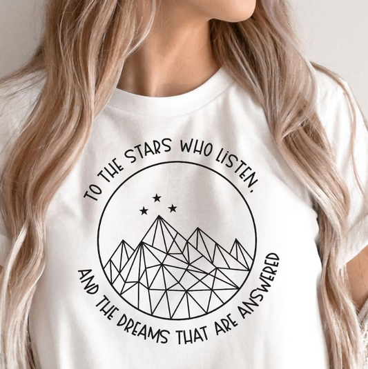Adult Unisex "To The Stars Who Listen Geometric" Sweatshirt