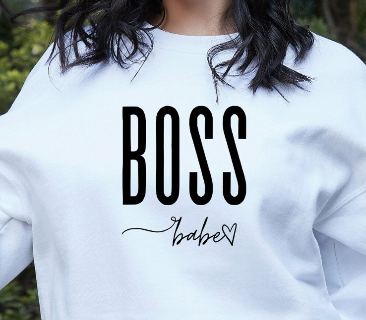Adult Unisex "Boss Babe" Sweatshirt