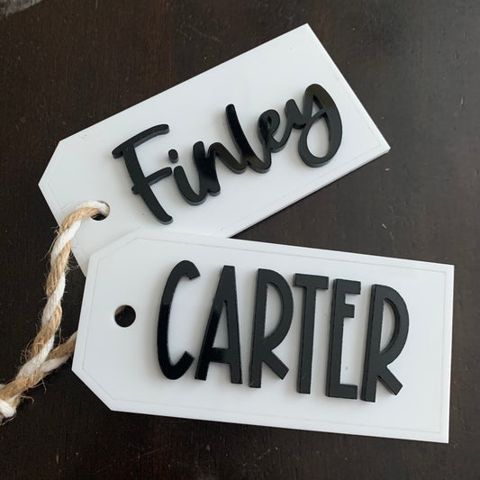 Personalized Name Tags